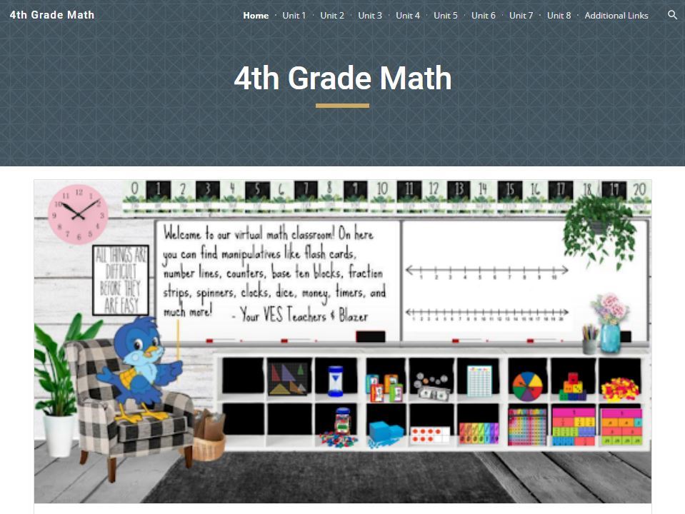 4th Grade Math Site